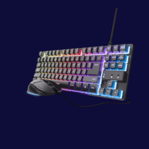 Kit Trust Wireless GXT 798 2-in-1, tastatura mecanica, interfata USB,