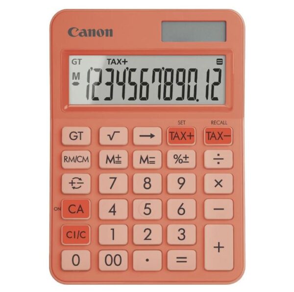 """Calculator birou Canon LS-125KB-OR, Orange, 12 digits, 29 keys, dual