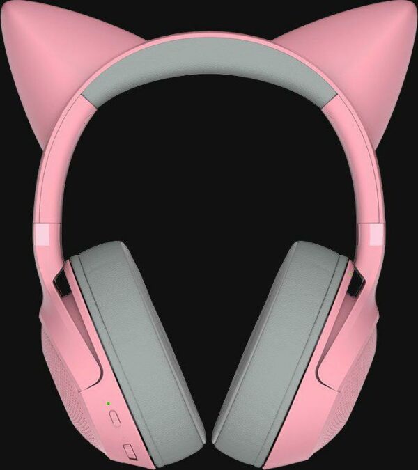 Casti Razer Kraken Kitty V2 Bluetooth 5.2Quartz Edition - imagine 3