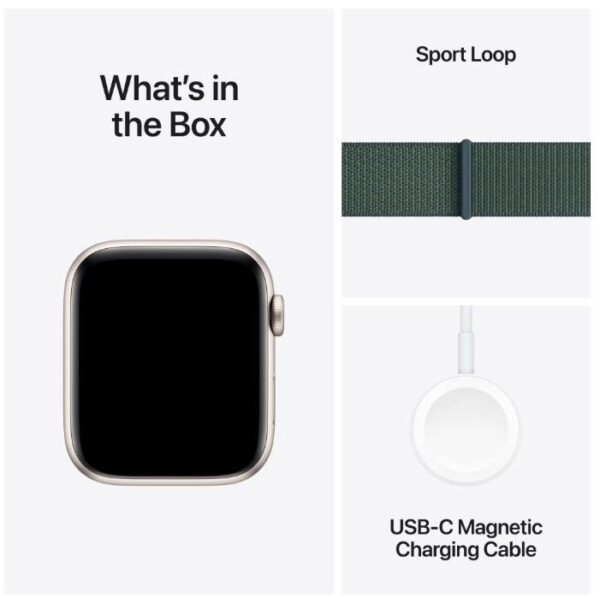Apple Watch SE GPS 44mm Starlight Aluminium Case with Lake - imagine 3