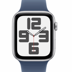 Apple Watch SE GPS 44mm Silver Aluminium Case with Denim