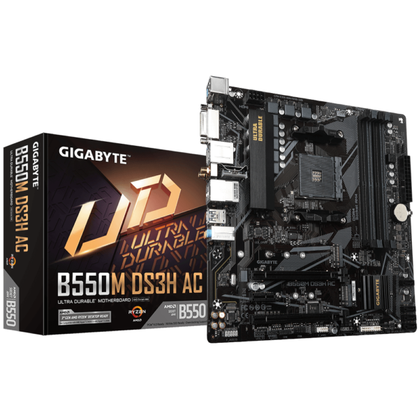 Placa de baza Gigabyte B550M DS3H AC AM4
