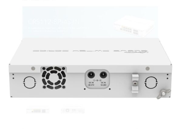 MikroTik Cloud Router Switch 112-8P-4S-IN with QCA8511 400Mhz CPU, 128MBRAM, - imagine 3
