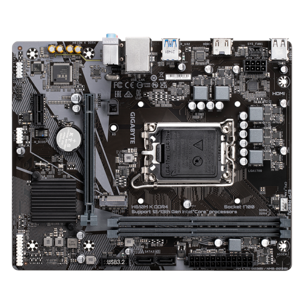 Placa de baza Gigabyte H610M K LGA 1700 - imagine 5