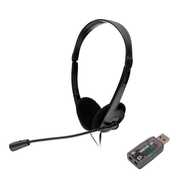 Casti Spacer, cu fir, standard, utilizare multimedia, call center, microfon