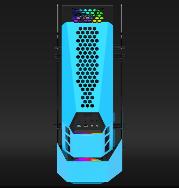 Carcasa Aqirys Procyon Mid Tower ALBASTRU - imagine 5