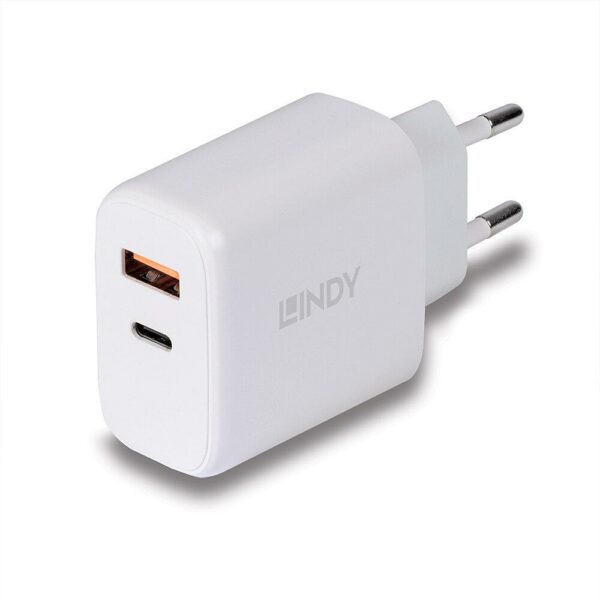 Incarcator Lindy USB A & C, 30W, putere intrare 100-240VAC, - imagine 3