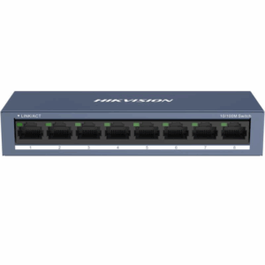Switch Hikvision DS-3E0108-O: 8 × 10/100 Mbps RJ45 Port, tensiune