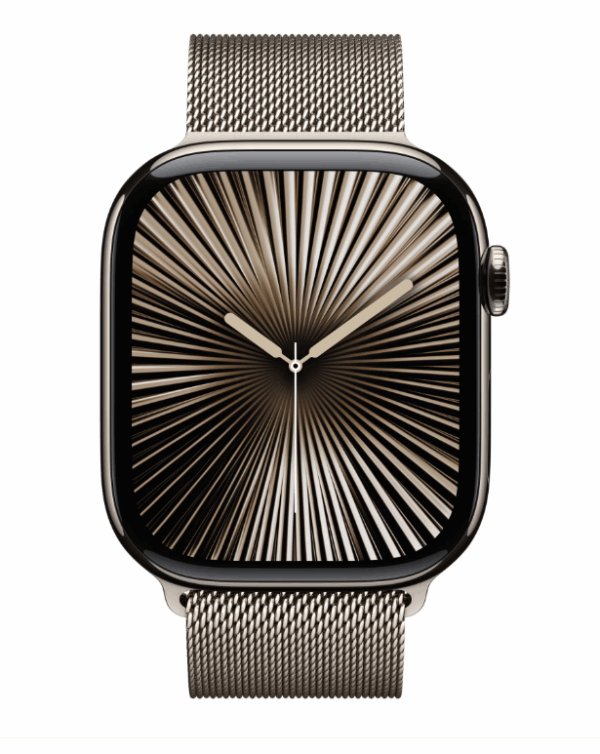 Apple Watch Series 10 GPS + Cellular 46mm Natural Titanium