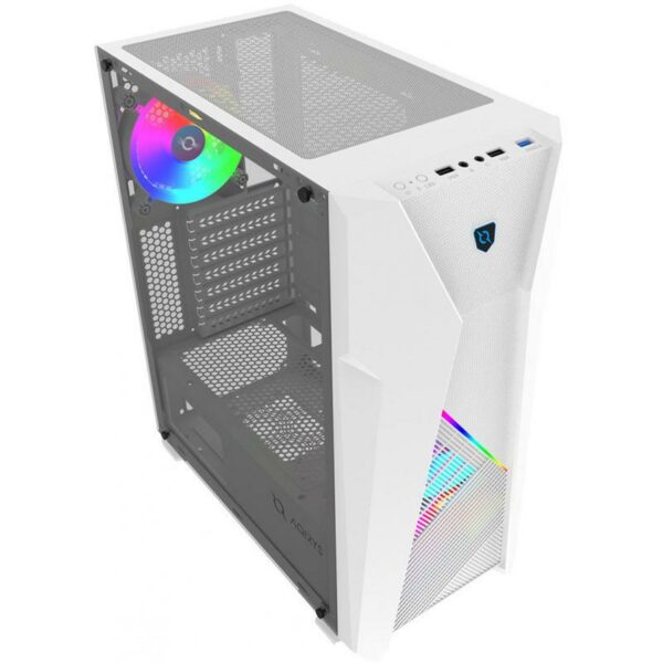 Carcasa AQYRIS CANOPUS Mid Tower ARGB ALB - imagine 4