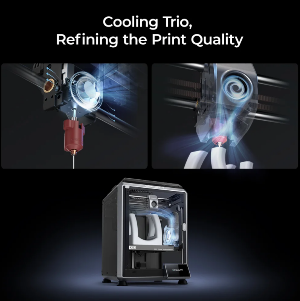 Imprimanta 3D Creality K1C, ( Printare carbon) Tehnologie FDM, viteza - imagine 5