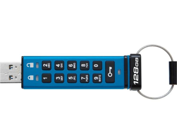 USB Flash Drive Kingston 128GB IronKey Keypad 200, USB 3.2 - imagine 3