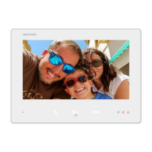 Monitor video interfon color Hikvision DS-KH7300EY-TE2/WH, 7-inch Colorful TFT screen,
