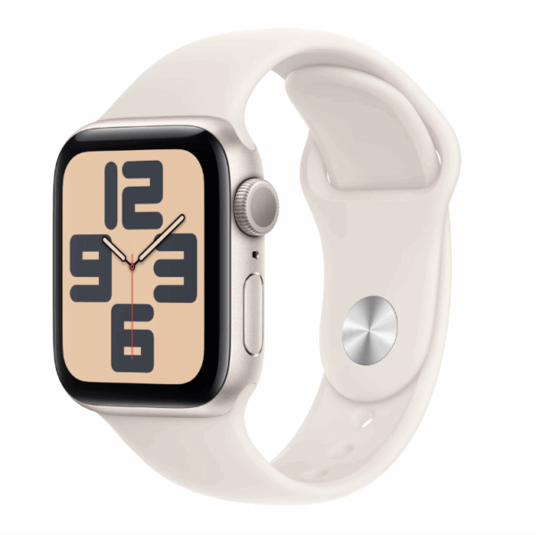 Apple Watch SE GPS 40mm Starlight Aluminium Case with Starlight - imagine 3