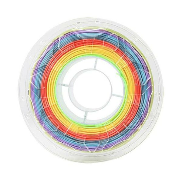CREALITY CR PLA 3D Printer Filament, Rainbow, 1KG, Printing temperature: - imagine 3