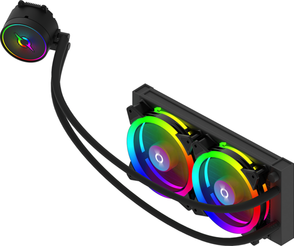 Cooler Procesor AQYRIS AQUARIUS 240 AIO ARGB NEGRU - imagine 3