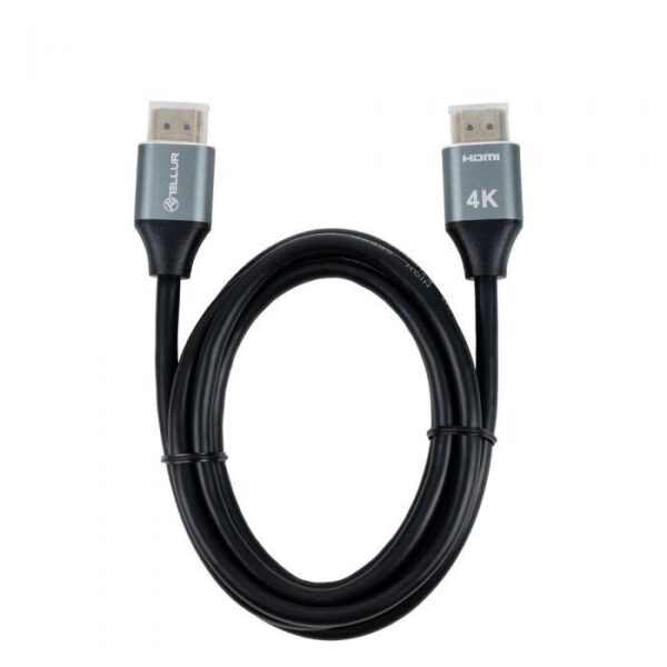 Cablu Tellur High Speed HDMI 2.0 4k, viteza 18Gbps, plug-plug, - imagine 3