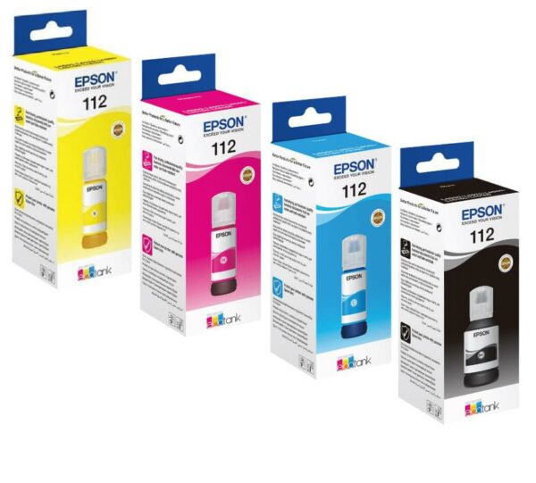 EPSON 112 EcoTank 4-colour Multipack, continut: 1 x 125 ml